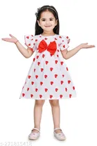 Crepe Frock for Girls 