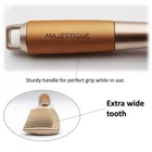 Majestique Extra Wide Tooth Comb with Golden Handle 