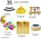 14 Pcs 6th Birthday Decoration kit, Multicolour, Set of 1