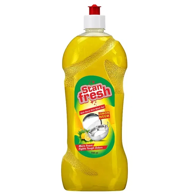 स्टैनफ्रेश डिश वॉश नींबू 750 ml