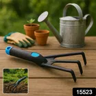 Plastic garden hand cultivator tool_ 15523