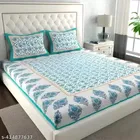 Cotton Double Bedsheet with 2 Pillow Cover 
