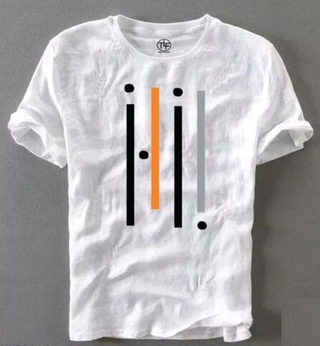 Ruggstar Best Hot Selling Cotton T-Shirt For Men (XL, White) (R021)