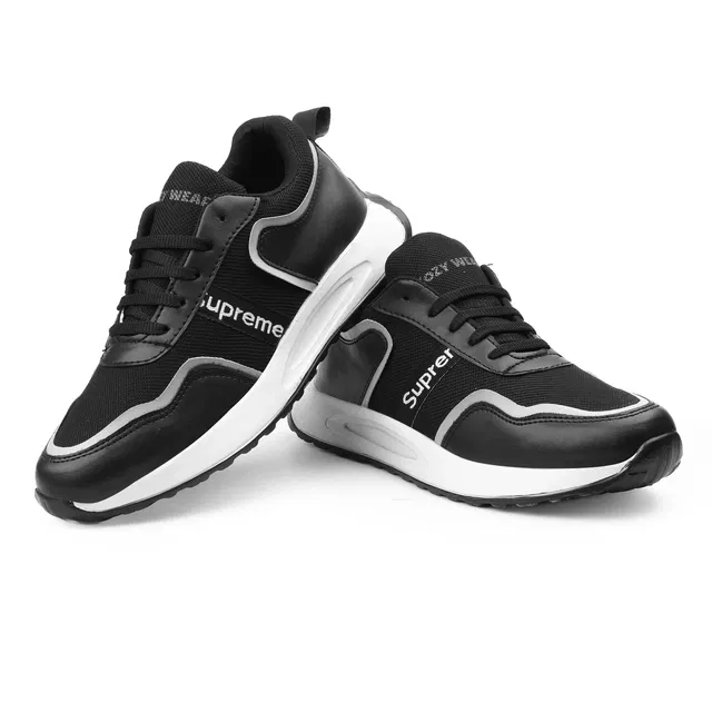 Sports Shoes for Men (Black, 7)
