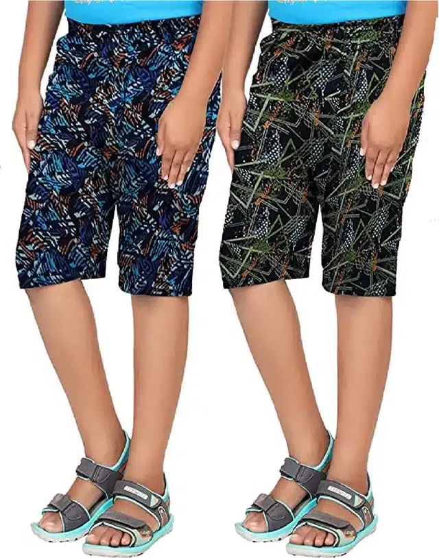 Shorts for Boys (Pack of 2) (Multicolor, 5-6 Years)