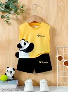 Cotton Blend Printed Clothing Set for Boys 