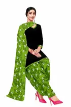 शारदा क्रिएशन क्रेप फ्लोरल प्रिंट सलवार सूट अस्टीचड 