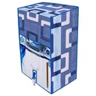 Homewatica RO cover Blue Leaf Pack of 1