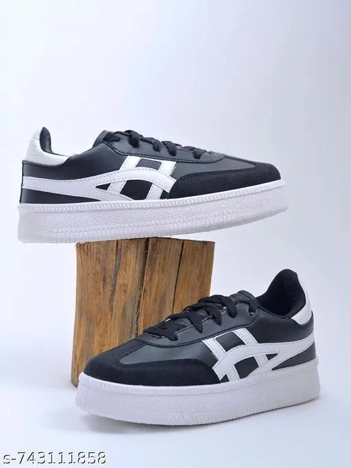 Shoetopia Girls Sneakers Black (15-16 Years)