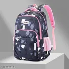 Polyester Backpack Bag, Black