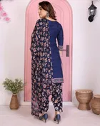Crepe Floral Punjabi Suits for Women 