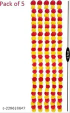 Plastic Artificial Marigold Flowers Garlands 