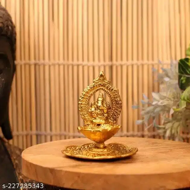 God Ganeshji Diya (Gold)