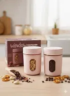 KS Window Container Jar 200ml Pack of 2