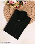 Embellished Rayon Kurta Set for Boys 