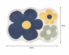 Alaqsa Tufted Big Flower [15x23inc] Blue