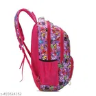 Polyester Backpack Bag, Pink