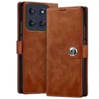 Artificial Leather Flip Cover For Motorola Moto Edge 60 Pro 
