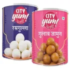 City Yum Gulab Jamun 1 kg + City Yum Rasgulla 1 kg
