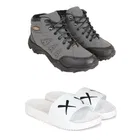 Combo of Casual Shoes with Sliders for Men 