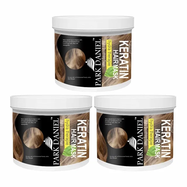 Park Daniel Keratin Hair Mask (200 g, Pack of 3)
