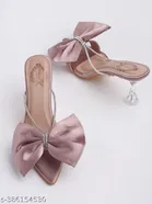 [216] Embellished Pointed Toe Stilettos for Women 