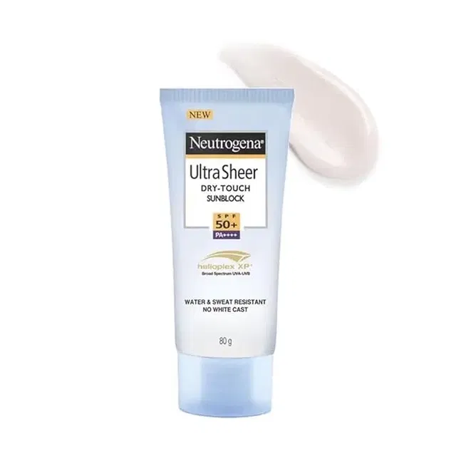 न्यूट्रोजेना अल्ट्राशीयर सनस्क्रीन SPF 50+ PA++++ 80 g
