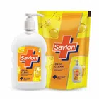 Savlon Deep Clean Germ Protection Liquid Handwash (200 ml) Pump + Refill Pouch Combo 175 ml