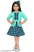 Crepe Frock for Girls 