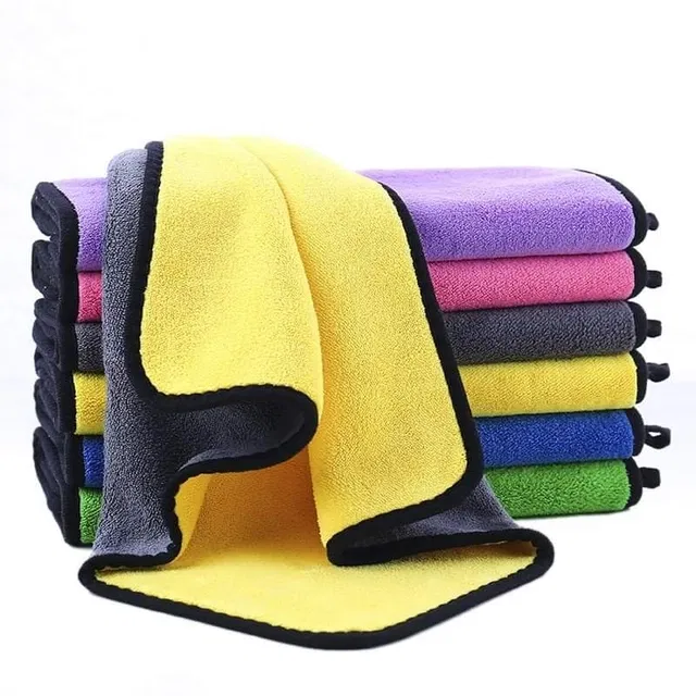 Microfiber Cleaning Cloth for Car (Multicolor, 30x40 cm) (Pack of 7)