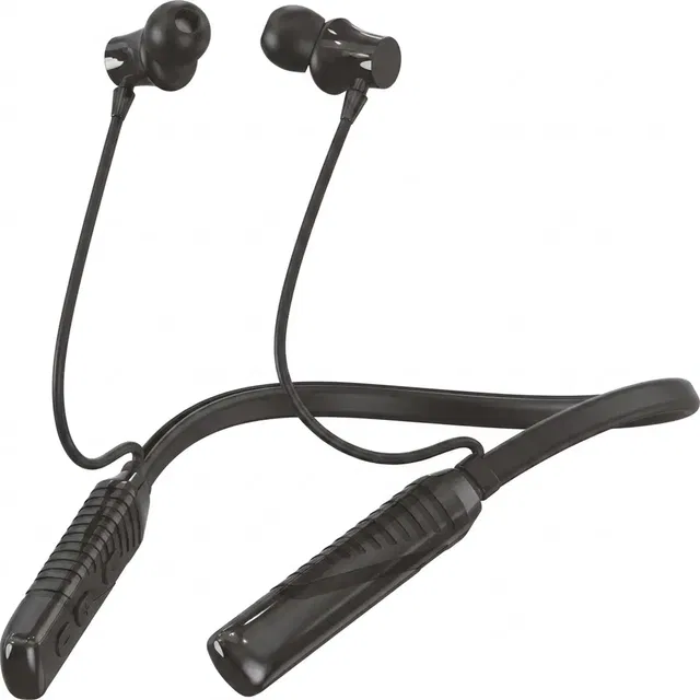 Aroma NB124 Bombay Bluetooth Neckband - 100H [Metallic Black]