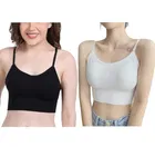 Cotton Blend Padded Camisole Bra for Women 