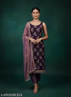 Embroidered Anarkali Party Suit for Women 