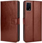 OPPO A55 Artificial Leather Mobile Flip Cover 