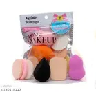 Combo of Matte Me Liquid Waterproof Lipstick with 6 Pcs Makeup Blenders 