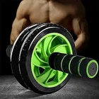 Ajro Deal Dual Spring Tummy Trimmer With Ab Roller Combo