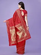 Pure Silk Woven Printed Saree for Women 