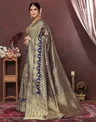 Banarasi Silk Zari Woven Saree for Women 