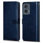 Artificial Leather Mobile Flip Cover for Moto G96 / Moto G85 / 50 Fusion 