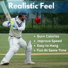 Red PVC Practice Hanging Cricket Ball Standard Size 