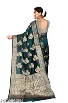 Organza Zari Woven Saree for Women 