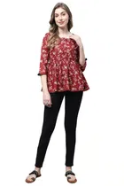 Cotton Printed Top for Women 