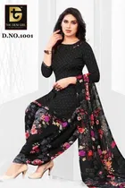 Synthetic Unstitched Dress Material for Women & Girls 