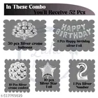 52 Pcs 2nd Birthday Decoration kit, Multicolour, Set of 1