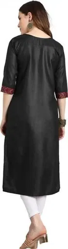 Women Cotton Blend Printed Kurta 