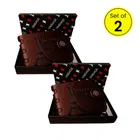 Wallets for Men (Brown) (Pack of 2)