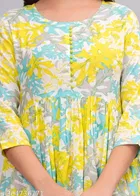 Rayon Kurti for Women, Multicolor 