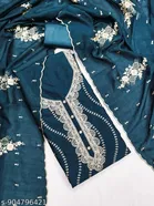 Vichitra Silk Punjabi/All Over Suits for Women 