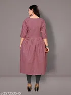 Floral Embroidered Maternity Kurti Set 