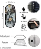 KANUSHI Industries® 1Pc Fridge Cover for Top with 6 Utility Pockets + 1 Handles Covers + 3 Fridge Mats 